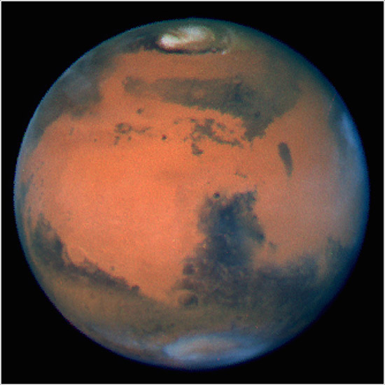 Mars photographiée par Hubble