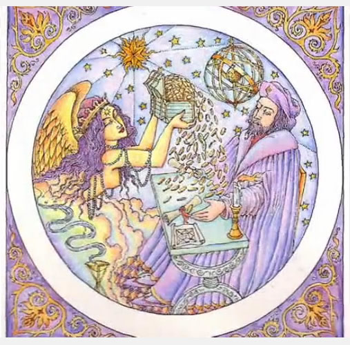 Illustration du Picatrix en Latin