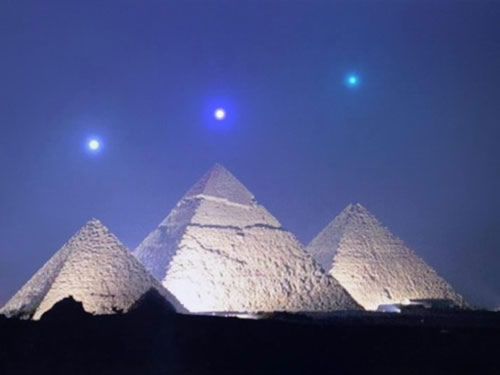 Alignement des pyramides