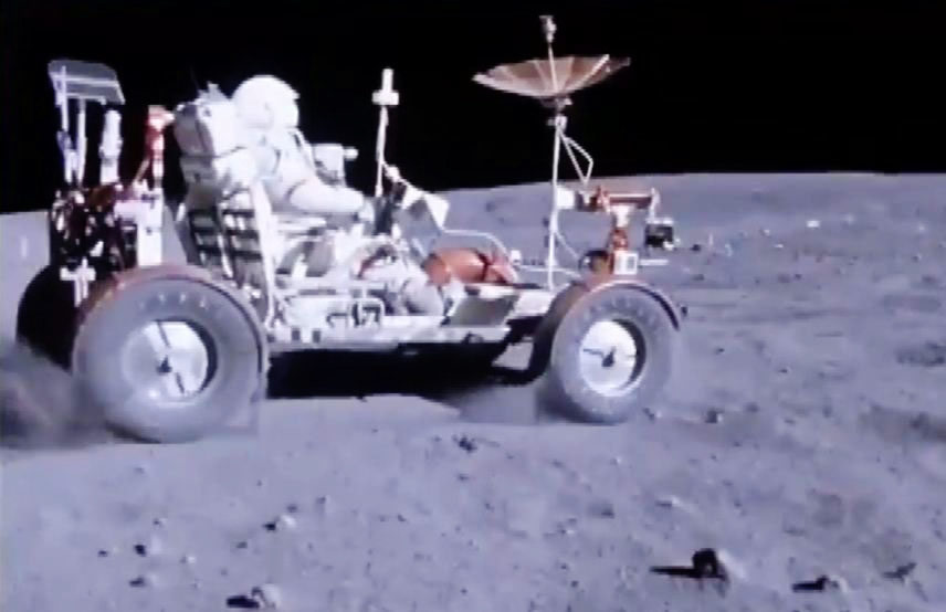 Astronaute sur la lune