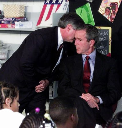 Bush dans la salle de classe