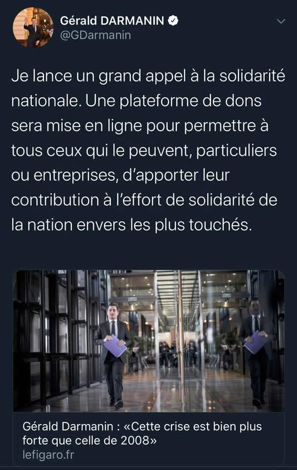La cagnotte de Darmanin