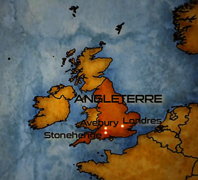 Localisation de Stonehenge