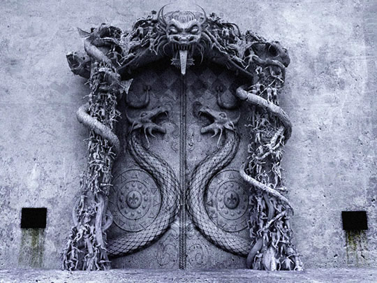 Porte blindée de la Chambre B