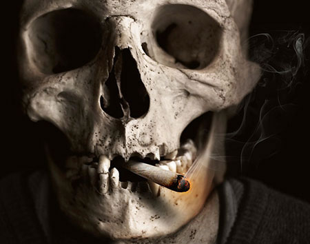 Cigarette allumée