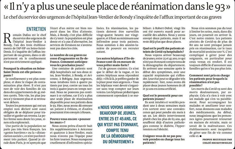 La situation en Seine-Saint-Denis