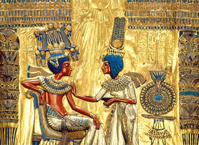 Décoration chambre funéraire de Toutankhamon