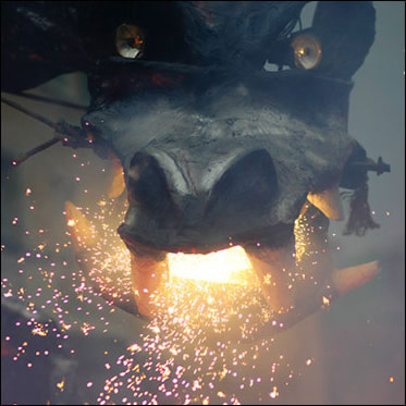 Dragon cracheur de feu