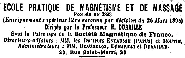 Ecole de magnétisme de Paris