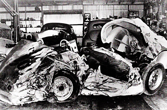 Epave de la voiture de James Dean