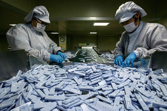 Fabrication que kits de tests