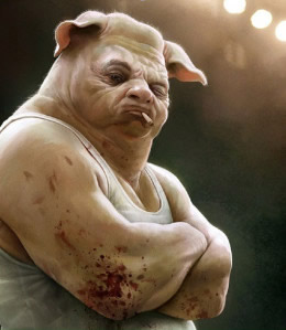 Homme porc