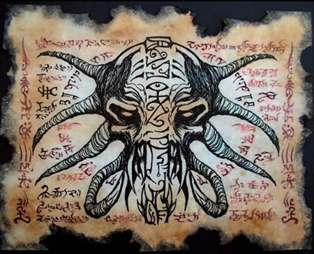Illustration du Necronomicon