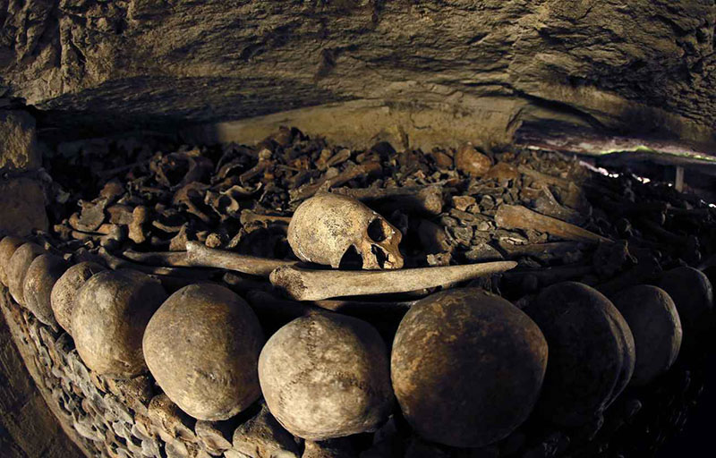 L'ossuaire des Catacombes