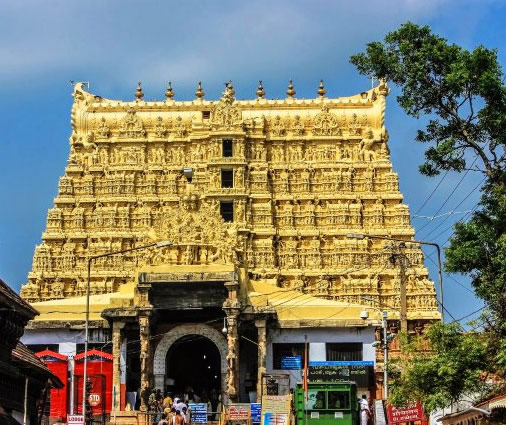 Temple Sree Padmanabhaswamy à Kerala