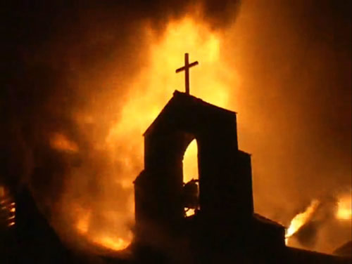 Incendie du presbytère