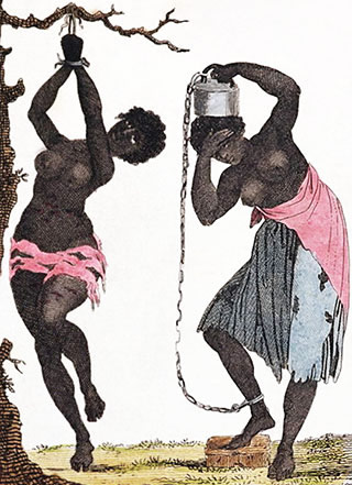 Punition de deux femmes esclaves