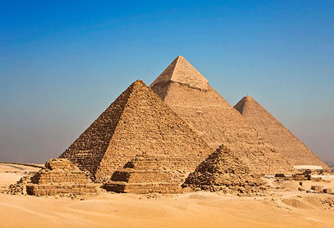 Les pyramides de Gizeh