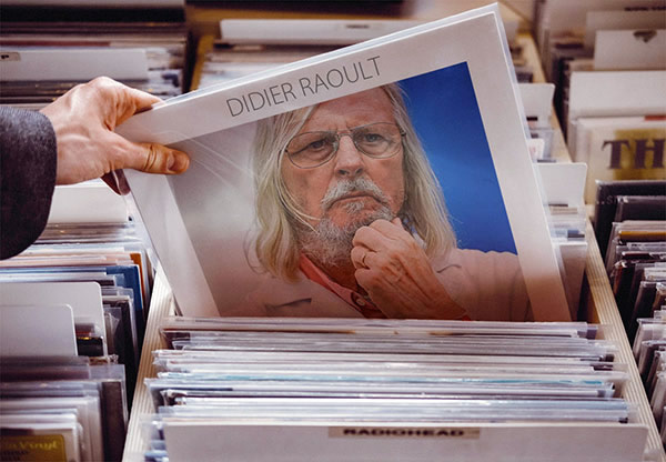 L'album de Didier Raoult en vente chez les disquaires