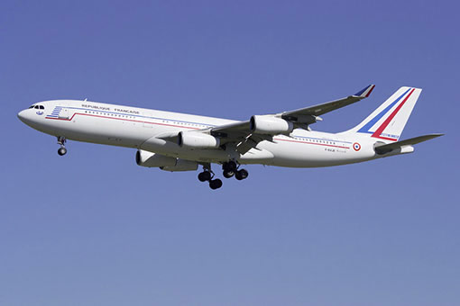 Rapatriement des Français de Wuhan dans un Airbus A340