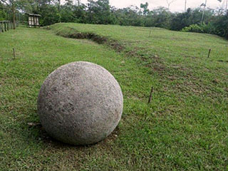 Zones de fouille des sphères du Costa Rica