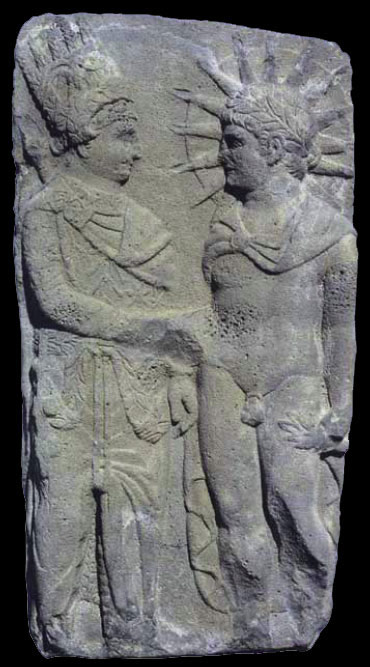 Stèle d'antochius et Helios