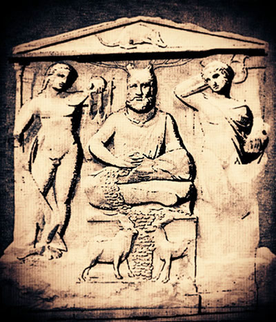 Stèle de Cernunnos à Reims