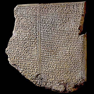 L'épopée de Gilgamesh gravée sur des tablettes babyloniennes