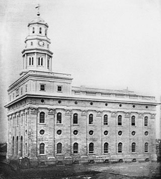 Temple de Nauvoo vers 1840