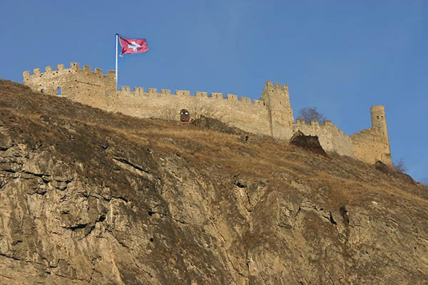 Château du Tourbillon dans le Valais