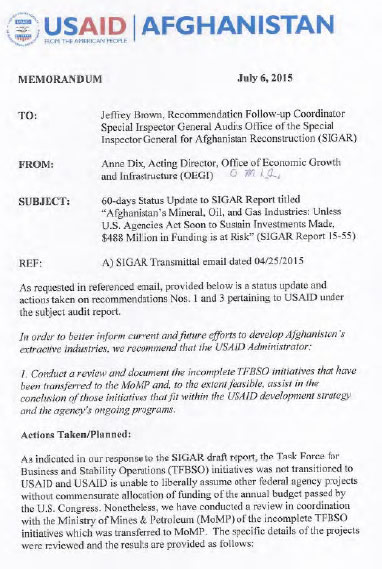 Signatures de contrats pour l'exploitation des ressources
