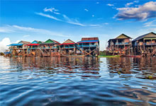 Le lac Tonlé Sap au Cambodge