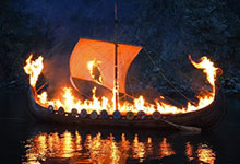 Les rites funéraires des Vikings